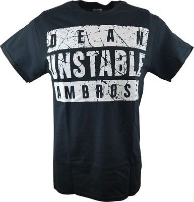Load image into Gallery viewer, Dean Ambrose Unstable Mens Black T-shirt
