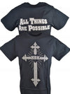 Shawn Michaels All Things Are Possible HBK Cross Mens Black T-shirt