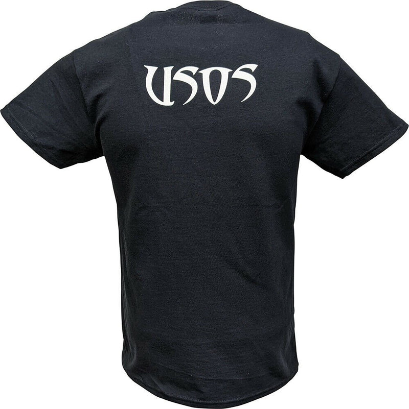 Load image into Gallery viewer, The Usos Down Since Day One Ish Mens Black T-shirt
