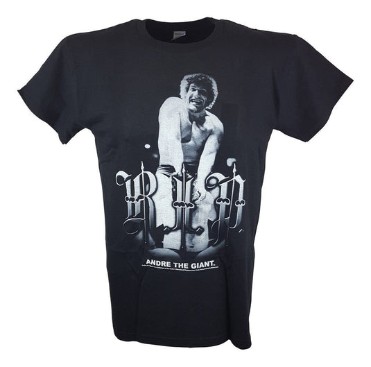Andre the Giant RIP Lightweight Black T-shirt New