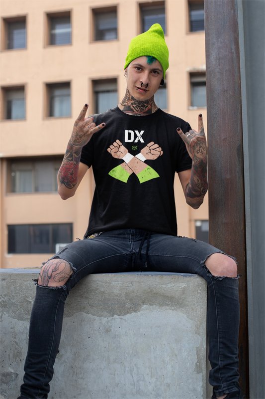 Load image into Gallery viewer, DX D-Generation X Let&#39;s Get Ready WWE Mens T-shirt
