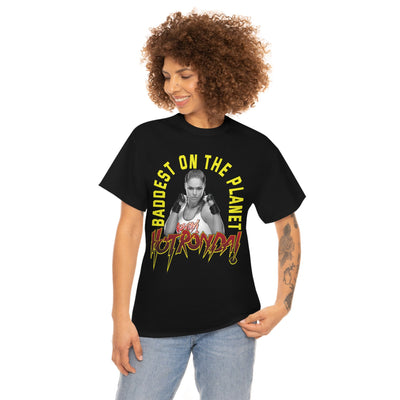 Hot Ronda Rousey Baddest On The Planet WWE Black T-shirt