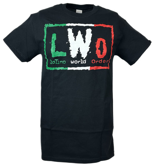 LWO Latino World Order WCW NWO Mens Black T-shirt