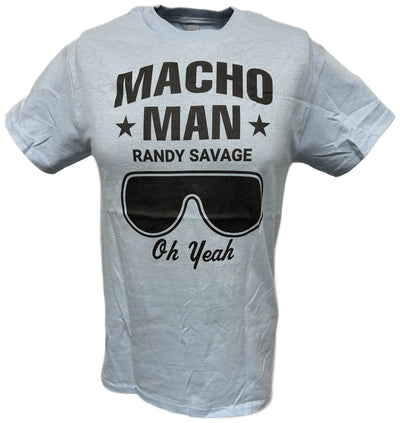 Macho Man Randy Savage Oh Yeah Mens Blue T-shirt