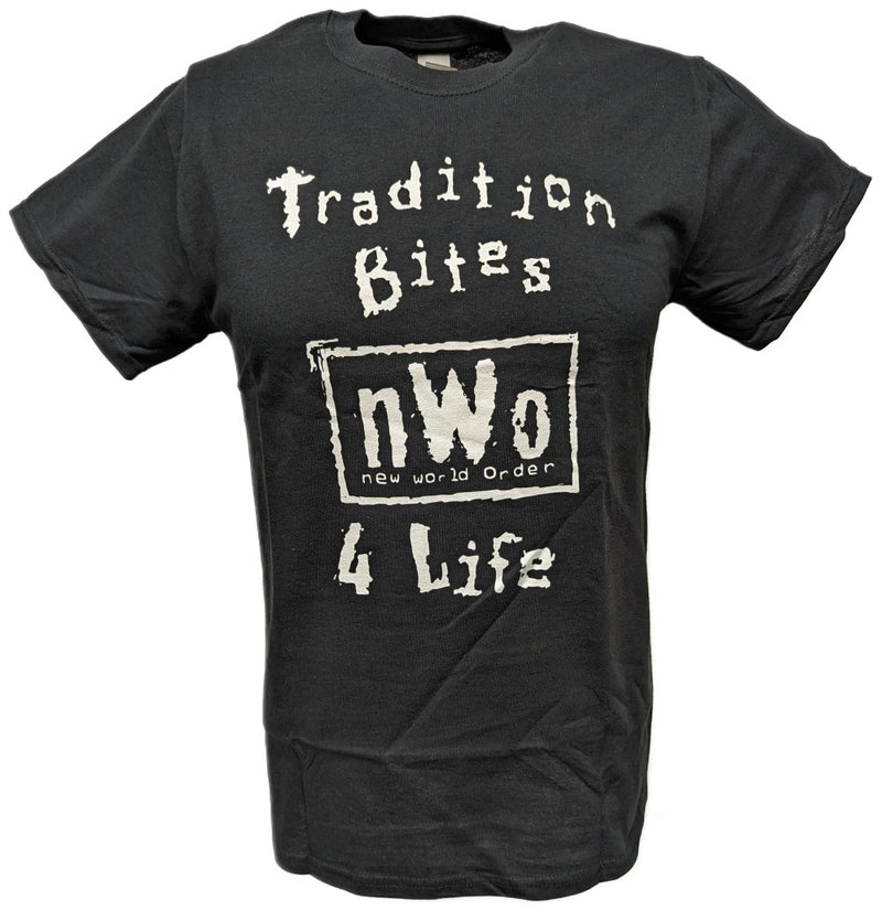 Load image into Gallery viewer, nWo New World Order Tradition Bites Mens Black T-shirt
