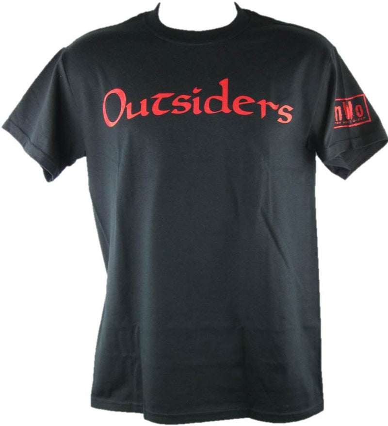 Load image into Gallery viewer, nWo Outsiders Red Logo Kevin Nash Scott Hall WCW Mens T-shirt
