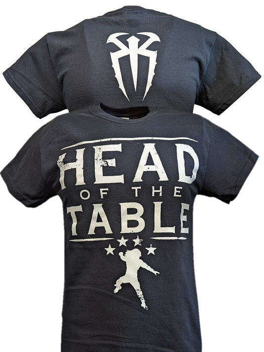 Roman Reigns Head of the Table Mens Black T-shirt