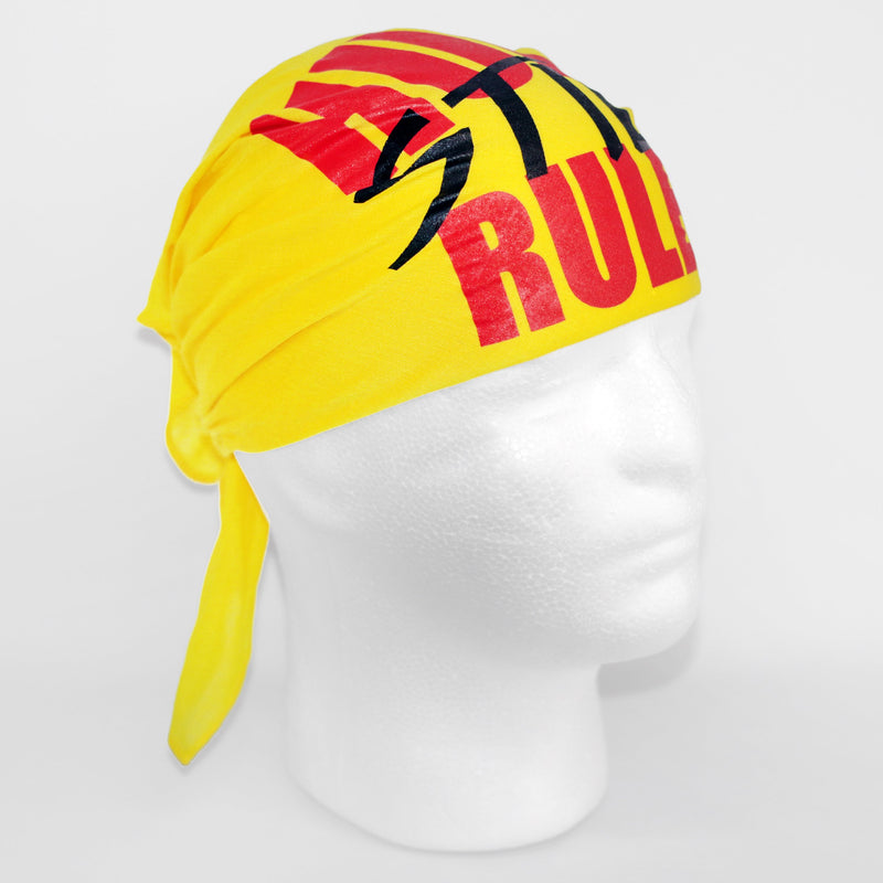 Load image into Gallery viewer, Hulk Hogan Still Rules Yellow Bandana Adult Sized
