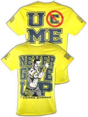 John Cena Yellow Ten Years Strong Kids T-shirt Boys
