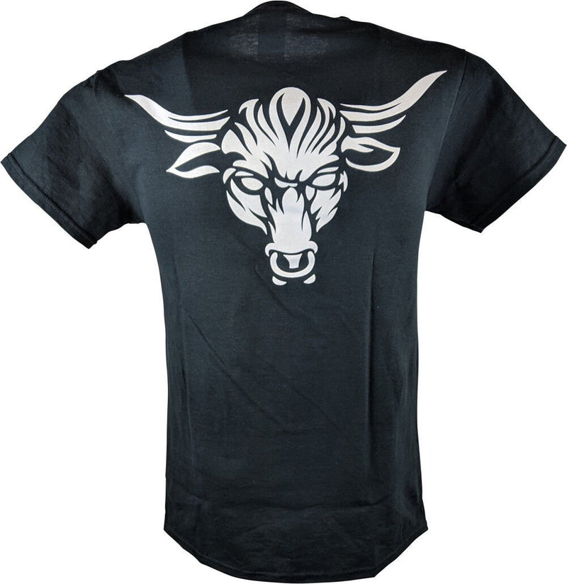 Load image into Gallery viewer, The Rock Just Bring It White Logo Brahma Bull Mens T-shirt
