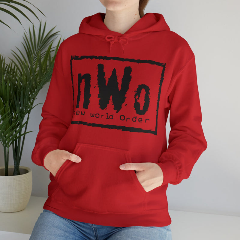 Load image into Gallery viewer, nWo New World Order Mens Red Pullover Hoody Sweatshirt
