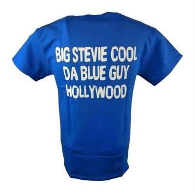 Blue World Order bWo Blue Meanie Big Stevie Cool ECW Mens T-shirt