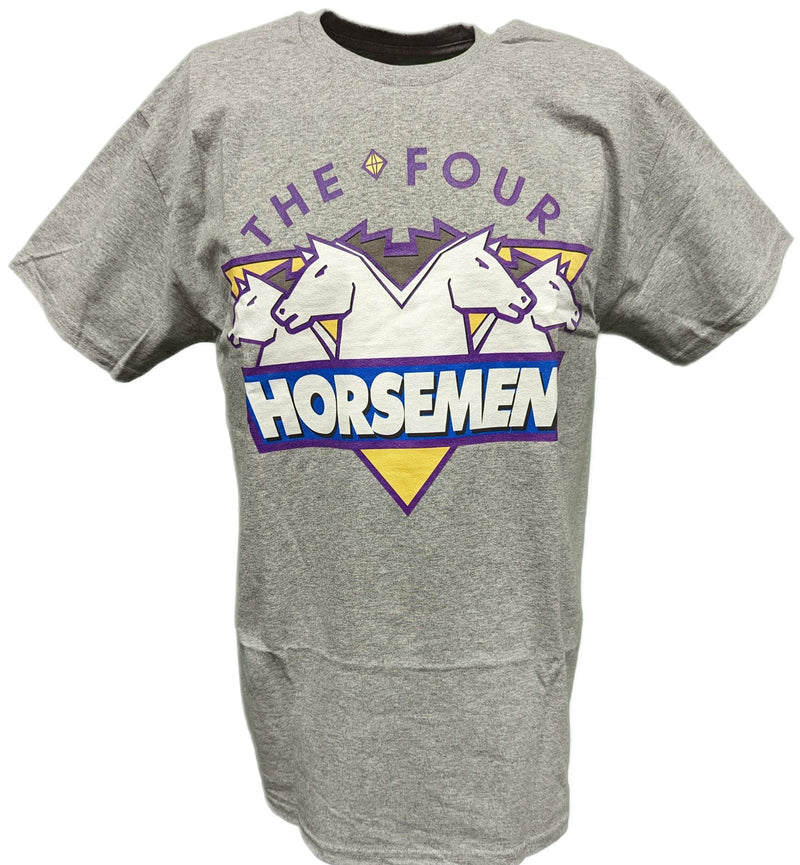 Load image into Gallery viewer, The Four Horsemen WCW Mens Gray T-shirt
