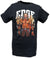 Edge Three Pose Mens Black WWE T-shirt
