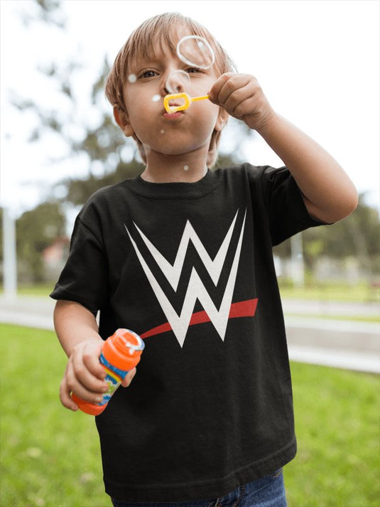 WWE 2015 Logo World Wrestling Entertainment Boys Kids T-shirt