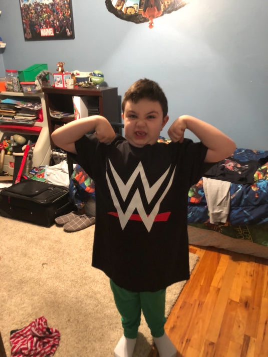 WWE 2015 Logo World Wrestling Entertainment Boys Kids T-shirt