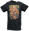 Batista Five Pose Mens Black T-shirt WWE