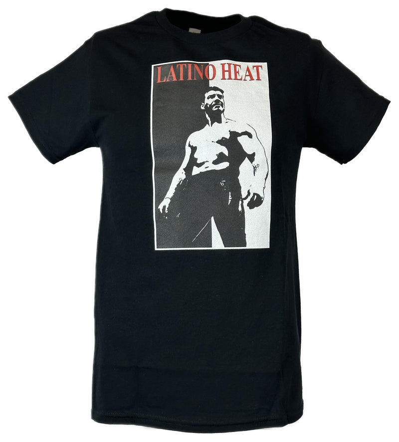 Load image into Gallery viewer, Eddie Guerrero WWE Scarface Addicted to the Heat Mens Black T-shirt
