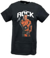 Dwayne The Rock Johnson Eyebrow Raise Black WWE T-shirt