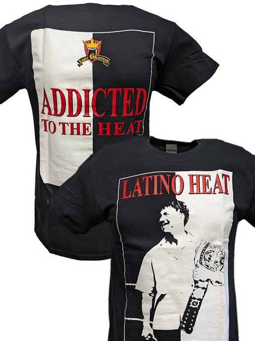 Eddie Guerrero Addicted to the Heat Championship Belt Mens Black T-shirt