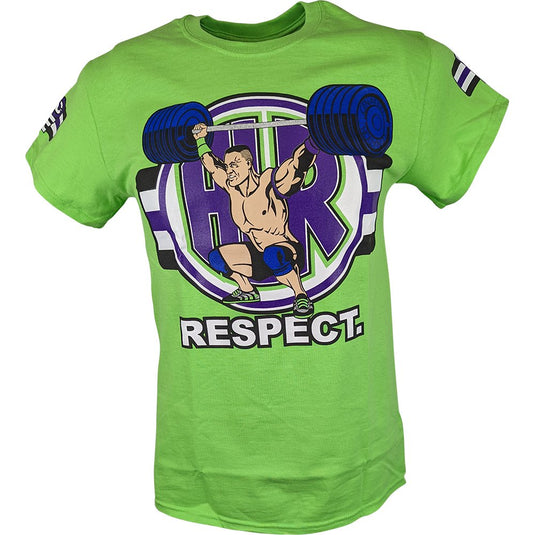 John Cena Cenation Respect Green Mens Costume Hat T-shirt Wristbands
