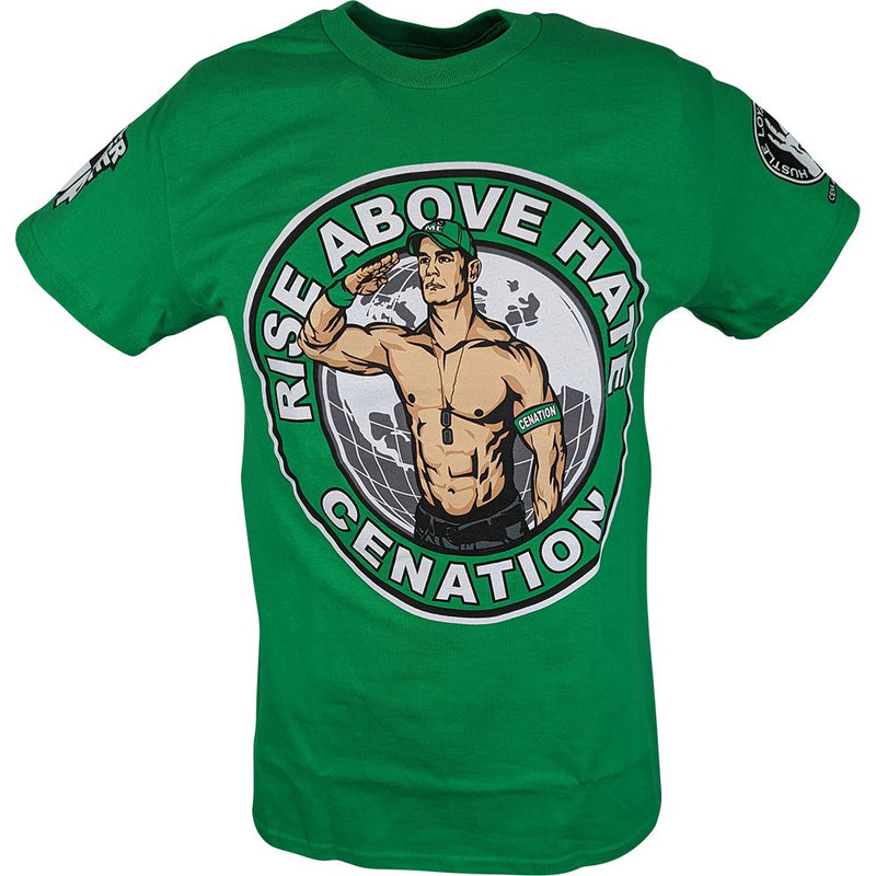 Load image into Gallery viewer, John Cena Green Mens Salute the Cenation Mens T-shirt

