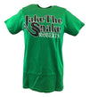 Jake the Snake Roberts Mens Green T-shirt