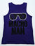 Macho Man Randy Savage Purple Sunglasses Mens Tank Top Shirt