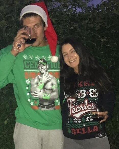 Load image into Gallery viewer, Fearless Nikki Bella Ugly Christmas Sweater Sweatshirt
