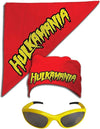 Hulk Hogan Hulkamania Bandana Sunglasses Costume