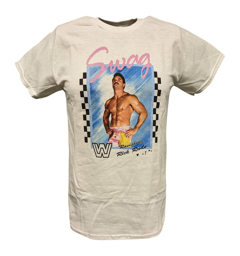 Load image into Gallery viewer, Ravishing Rick Rude Swag WWE Mens White T-shirt
