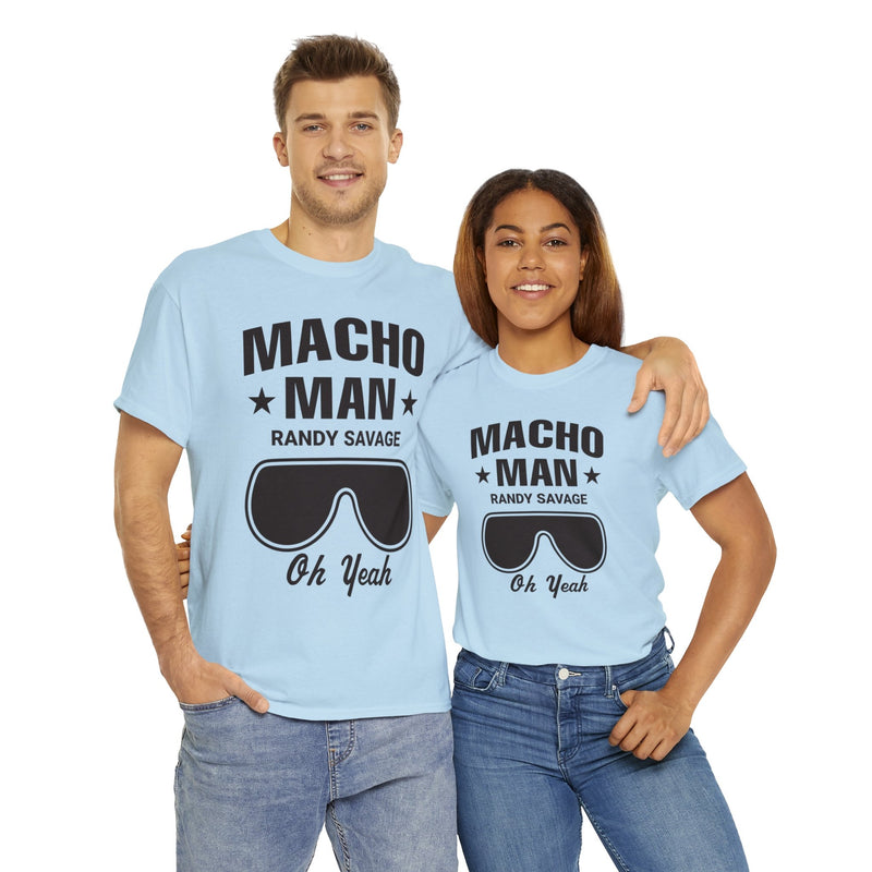 Load image into Gallery viewer, Macho Man Randy Savage Oh Yeah Mens Blue T-shirt
