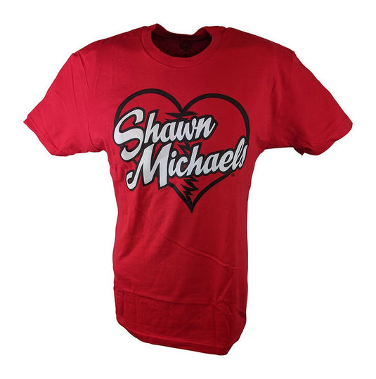 Shawn Michaels Heartbreak Kid HBK Mens Red T-shirt