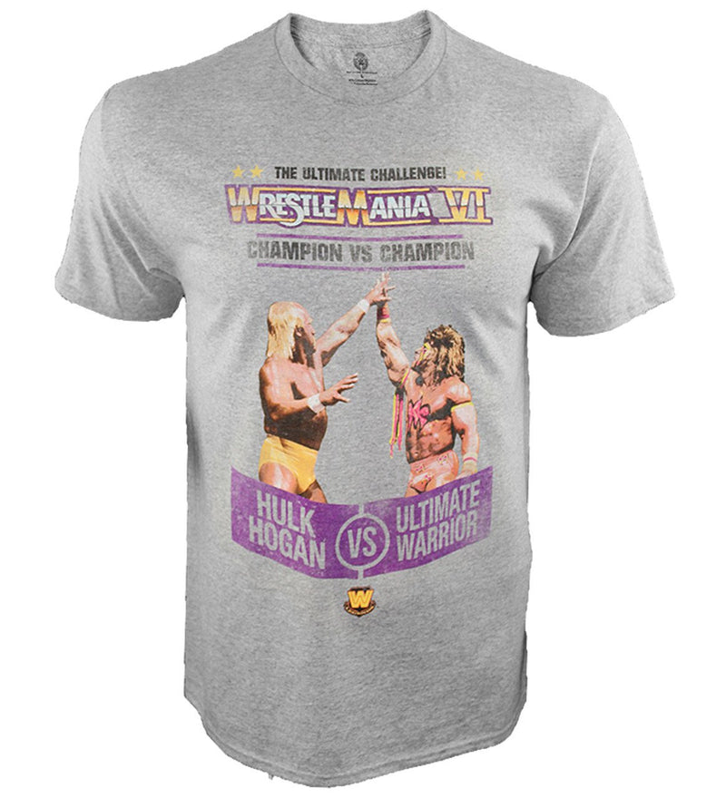 Load image into Gallery viewer, Wrestlemania 6 Hulk Hogan Ultimate Warrior T-shirt
