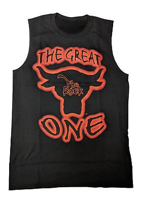 Load image into Gallery viewer, The Rock Great One Mens Sleeveless Black Muscle T-shirt
