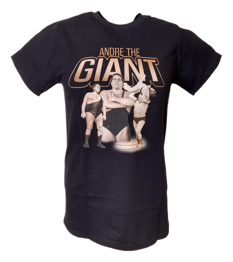 Load image into Gallery viewer, Andre the Giant 3 Pose Mens Black T-shirt
