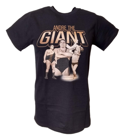 Andre the Giant 3 Pose Mens Black T-shirt