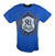 AJ Styles Crest WWE Mens Blue T-shirt