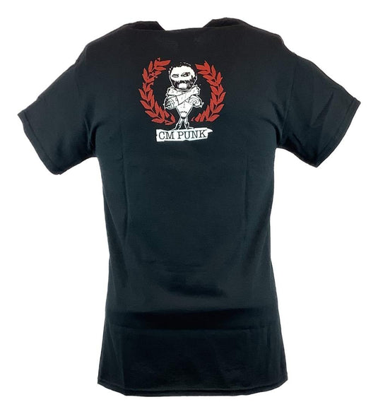 CM Punk Aftershock Black Mens T-shirt