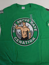 Lot of 8 Womens Size Medium WWE Authentic T-shirts | John Cena Dolph Ziggler