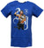 AJ Styles P1 Signature Mens Blue T-shirt WWE