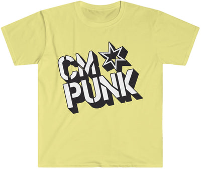 CM Punk Superstar Yellow Mens T-Shirt