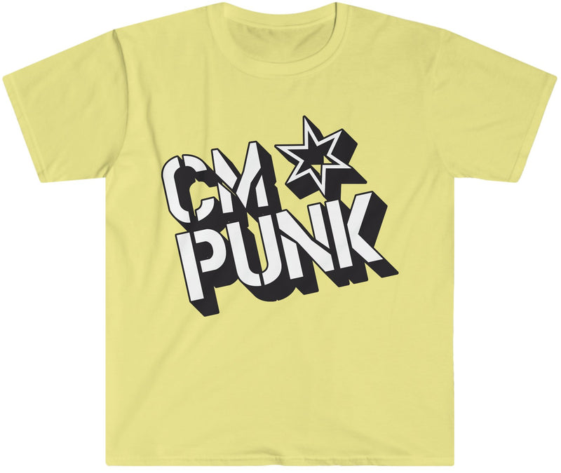 Load image into Gallery viewer, CM Punk Superstar Yellow Mens T-Shirt
