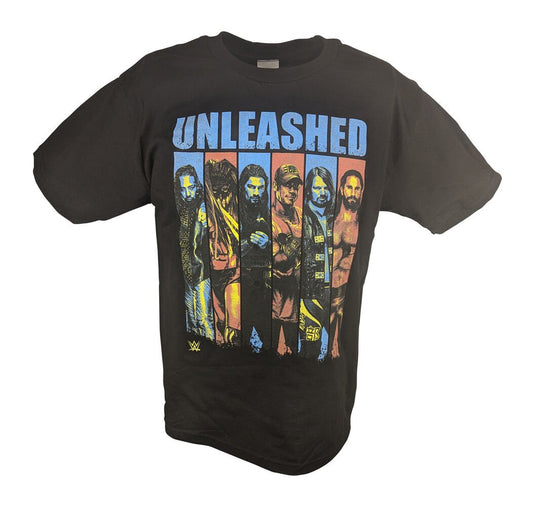 WWE Unleashed Boys Mens T-shirt Elias Balor Reigns Rollins