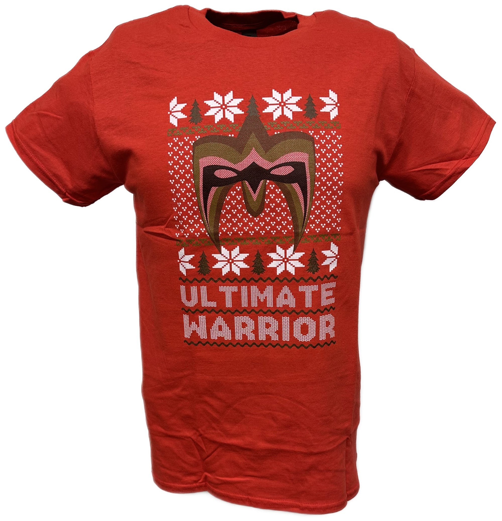 Ultimate Warrior WWE Ugly Christmas Mens Sweater T-shirt