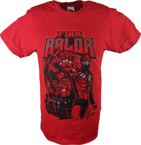 Finn Balor Red Light District WWE Mens Red T-shirt