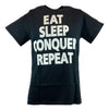 Brock Lesnar Eat Sleep Conquer Repeat Mens Black T-shirt