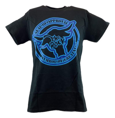 The Rock Seal of Approval Blue Logo Mens T-shirt