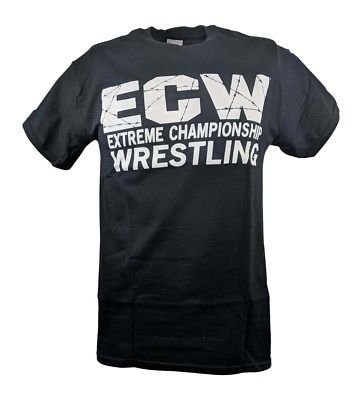 ECW Politically Incorrect Damn Proud Wrestling Black T-shirt
