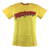 Hulk Hogan Hulkamania Red Logo Yellow Kids Boys T-shirt